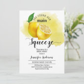 Sie fand ihr wichtigstes Brautparty Einladung (Stehend Vorderseite)