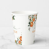 Sie fand ihr wichtigstes Zitrusfrüchte-Brautparty Pappbecher (Rechts)