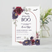 Sie fand ihre Boo Bridal Dusche Einladung (Stehend Vorderseite)