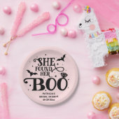 Sie fand ihre Boo Halloween Brautparty Papier Pl Pappteller (Party)