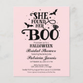 Sie fand ihre Einladungen zum Boo-Brautparty (Vorderseite)