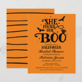 Sie fand ihre Einladungen zum Boo-Brautparty (Vorne/Hinten)