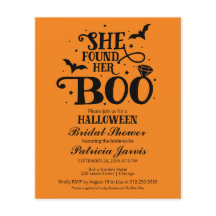 Sie fand ihre Einladungen zum Boo-Brautparty