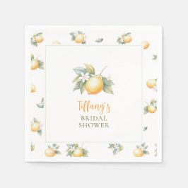 Sie fand ihre Haupt-Limette-Braut-Party Serviette