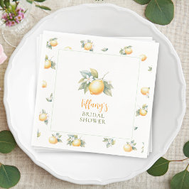 Sie fand ihre Haupt-Limette-Braut-Party Serviette