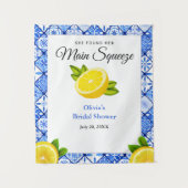 Sie fand ihre Haupt-Squeeze-Brautparty Hintergrund Wandteppich (Vorderseite)