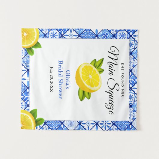 Sie fand ihre Haupt-Squeeze-Brautparty Hintergrund Wandteppich (Vorderseite (Horizontal))