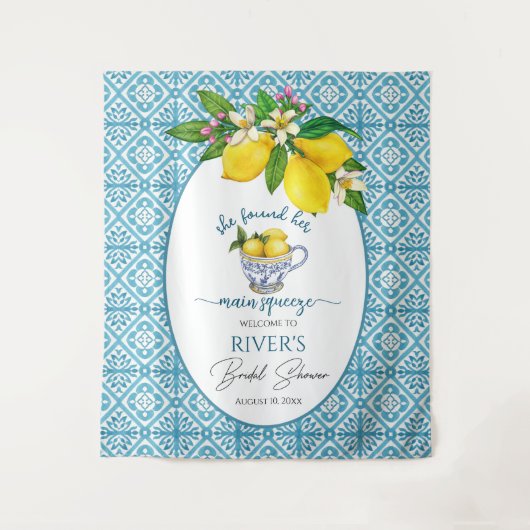 Sie fand ihre Haupt-Squeeze-Brautparty Hintergrund Wandteppich (Vorderseite)