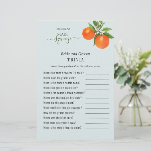 Sie fand ihre Haupt-Squeeze Dusche Trivia Spiele (Stehend Vorderseite)