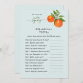 Sie fand ihre Haupt-Squeeze Dusche Trivia Spiele Einladung (Vorne/Hinten)