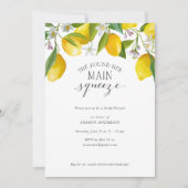 Sie fand ihre Haupt-Squeeze, Lemon Baby Dusche Einladung (Vorderseite)