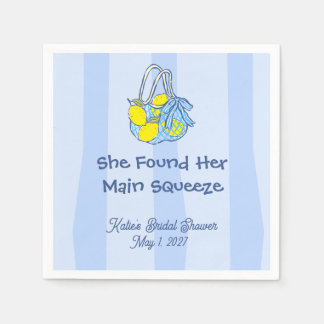 Sie fand ihre Haupt-Squeeze-Servietten Serviette