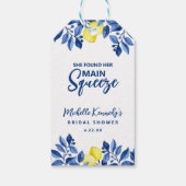 Sie fand ihre Hauptbrautparty zum Junggesellinnena Geschenkanhänger (Rückseite)