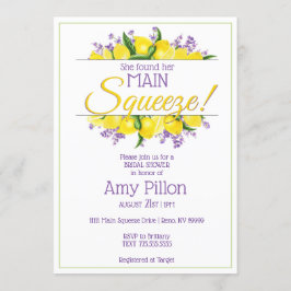 Sie fand ihre Hauptpresse - Brautparty Einladung