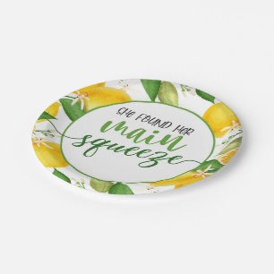 Sie fand ihre Hauptpresse Brautparty Plate Pappteller