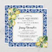Sie fand ihre Hauptpresse Lemon Brunch Bubbly Einladung (Vorne/Hinten)