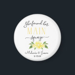 Sie fand ihre Hauptpresse Lemon Wedding Pillow Co Magnet<br><div class="desc">Sie fand ihren Haupt Squeeze Lemon Wedding Magnet Gefallen</div>