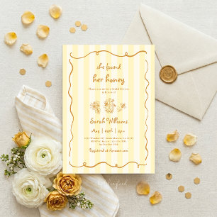 Sie fand ihre Hochzeitsduscheinladung für den Honi Einladung
