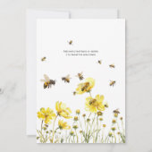 Sie fand ihre Honey Bridal Dusche Einladung (Rückseite)