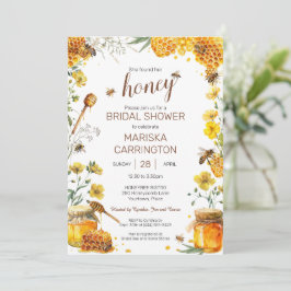 Sie fand ihre Honey Bridal Dusche Einladung