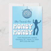Sie fand ihre Honey Honey Bachelorette Einladung (Vorderseite)