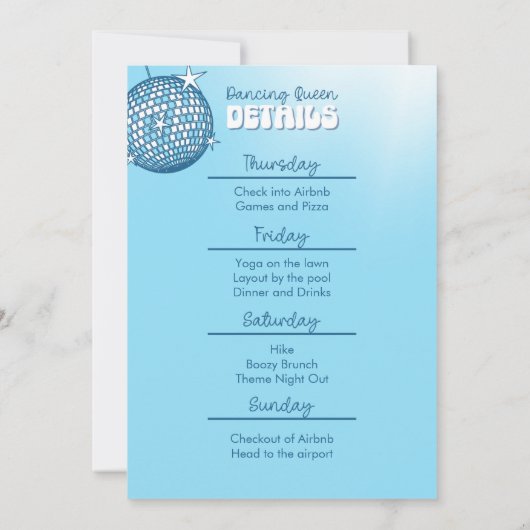 Sie fand ihre Honey Honey Bachelorette Einladung (Rückseite)