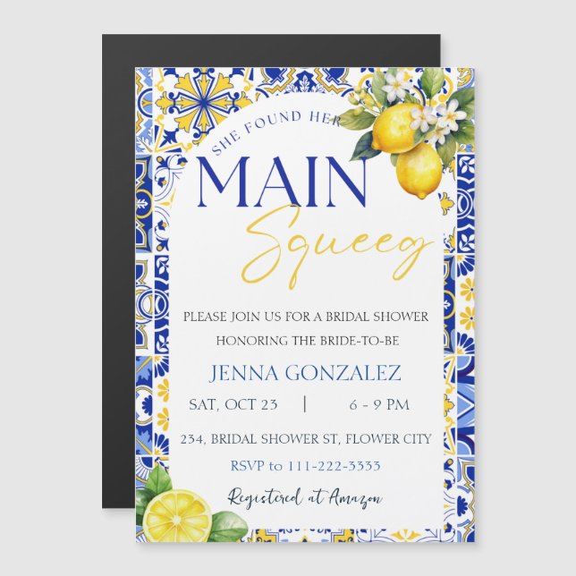 Sie fand ihre Magnetkarte mit Hauptquadrat (Vorne/Hinten)