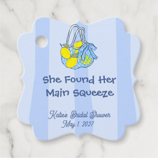 Sie fand ihre Main Squeeze Favor-Tasche Geschenkanhänger
