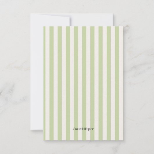 Sie fand ihre perfekte Matcha-Antwortkarte RSVP Karte (Rückseite)