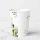 Sie fand ihre perfekte Matcha-Brautparty Pappbecher (Links)