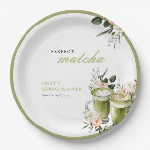 Sie fand ihre perfekte Matcha-Brautparty Pappteller