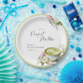 Sie fand ihre perfekte Matcha-Brautparty Pappteller (Party)