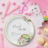 Sie fand ihre perfekte Matcha-Brautparty Pappteller (Party)