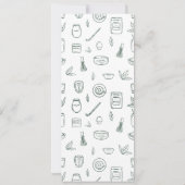 Sie fand ihre perfekte Matcha-Hochzeitseinladung z Einladung (Rückseite)