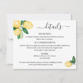 Sie fand ihre wichtigste Squeeze-Lemon-Haltungskar Einladung