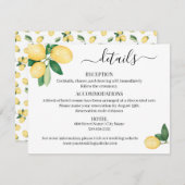 Sie fand ihre wichtigste Squeeze-Lemon-Haltungskar Einladung (Vorne/Hinten)