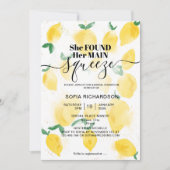 Sie fand ihre wichtigste Zitrone BOHO SUMMER Invit Einladung (Vorderseite)