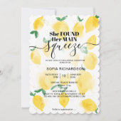 Sie fand ihre wichtigste Zitrone BOHO SUMMER Invit Einladung (Vorderseite)