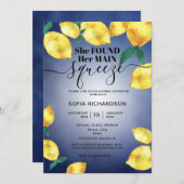 Sie fand ihre wichtigste Zitrone BOHO SUMMER Invit Einladung (Vorne/Hinten)