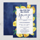 Sie fand ihre wichtigste Zitrone BOHO SUMMER Invit Einladung (Vorne/Hinten)