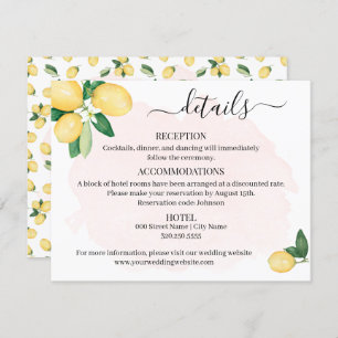 Sie fand ihre wichtigste Zitronenschale Einladung