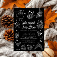 Sie fand ihren Boo Ghost Floral Brautdusche