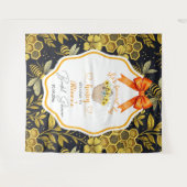 Sie fand ihren Brautparty-Hintergrund Wandteppich (Vorderseite (Horizontal))