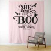 Sie fand ihren Brautparty-Hintergrund zu Halloween Wandteppich (Beispiel)