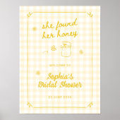 Sie fand ihren Brautparty "Willkommen" Poster (Vorne)