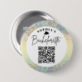 Sie fand ihren Einhorn-Junggesellinnenabschied-QR- Button (Vorne & Hinten)
