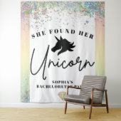 Sie fand ihren einsamen Junggeselinnen-Abschied Hi Wandteppich (Beispiel)