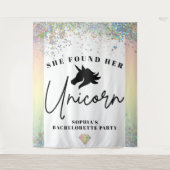 Sie fand ihren einsamen Junggeselinnen-Abschied Hi Wandteppich (Vorderseite)