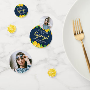 Sie fand ihren Hauptbräutigam Lemon-Junggesellinne Konfetti