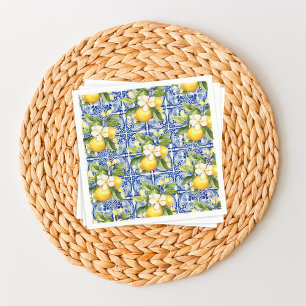 Sie fand ihren Hauptbräutigam Lemons Junggesellinn Serviette